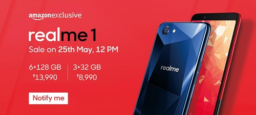 India Desire : RealMe 1 Amazon Price @Rs 8990 : Buy Now At Open Sale, Specifications & Buy Online